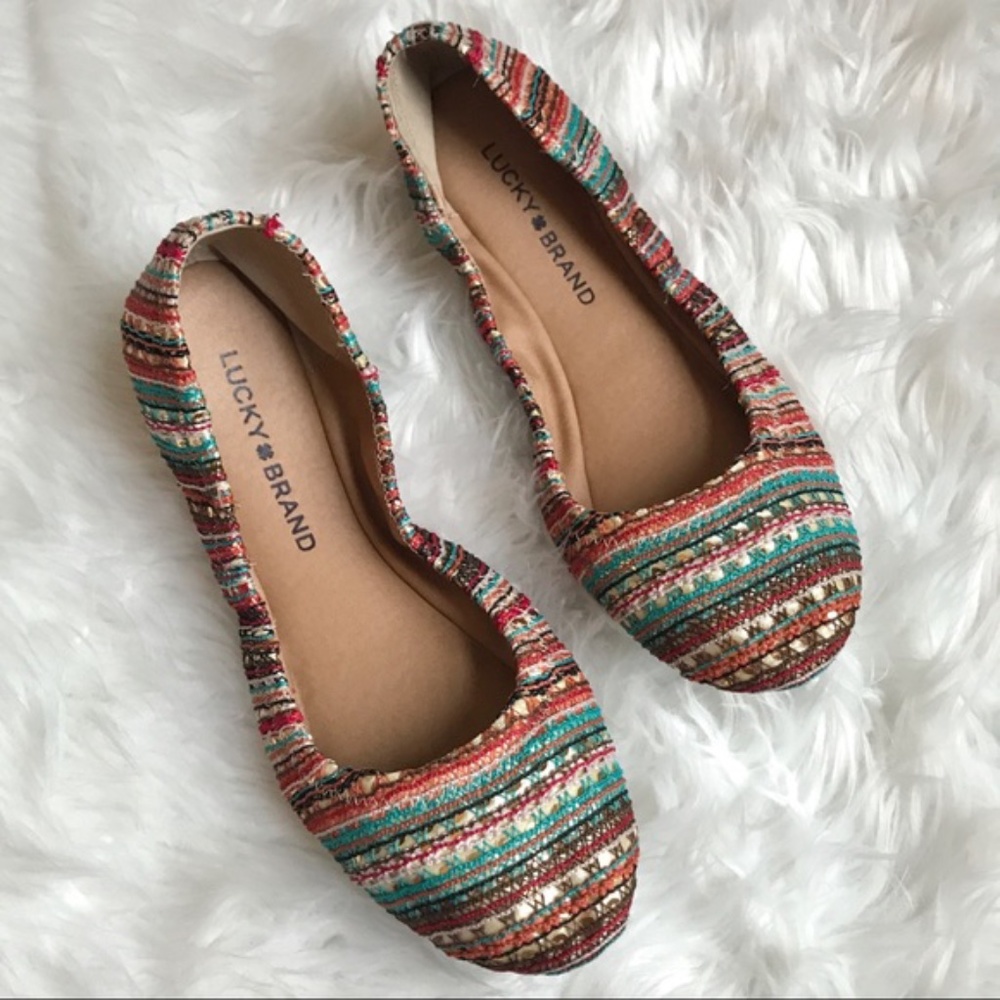 Lucky Brand Sequin Emmie Flats